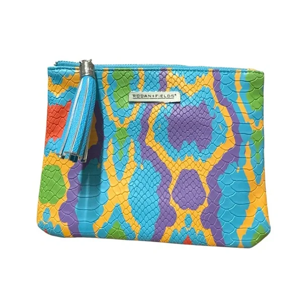 Rodan + Fields Multicolor Cosmetic Bag - Picture 1 of 4